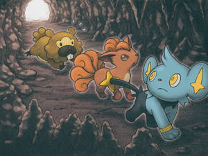 Pokemons With Bidoof Wallpaper