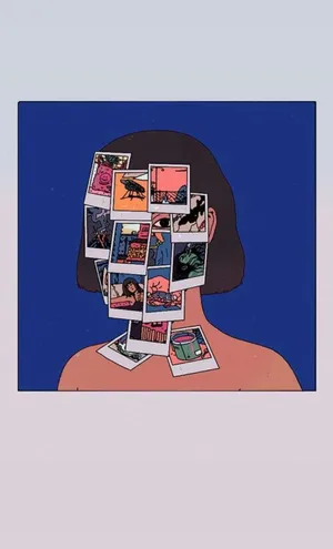 Polaroid Photos Aesthetic Sketches Wallpaper