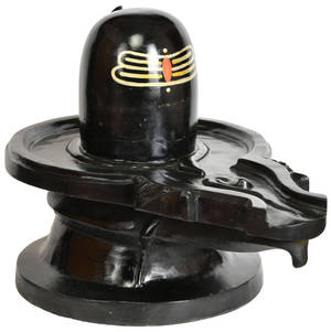 Polished Black Shiva Lingam Wallpaper