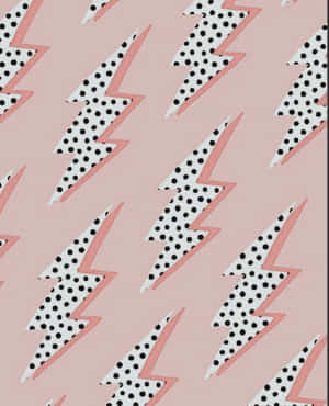 Polka Dot Thunderbolt Preppy Pfp For Tiktok Wallpaper