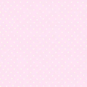 Polka Pink White Pattern Wallpaper