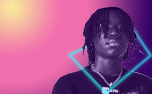 Polo G Neon Art Wallpaper