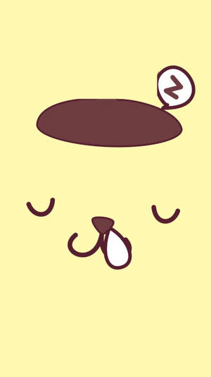 Pompompurin Hd Minimalist Logo Design Wallpaper