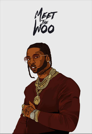 Pop Smoke Meet The Woo Art Wallpaper