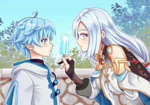 Popsicle Genshin Matching Pfp Wallpaper
