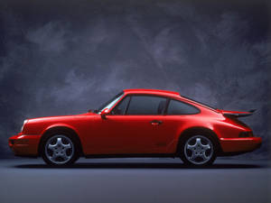 Porsche 911 Elegant Reddish Orange Paint Wallpaper