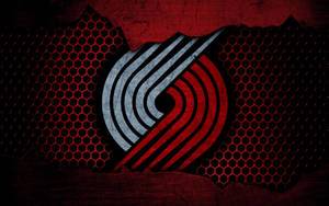 Portland Trail Blazers Grunge Metal Wallpaper