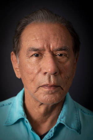 Portrait Of Acclaimed Actor Wes Studi Wallpaper