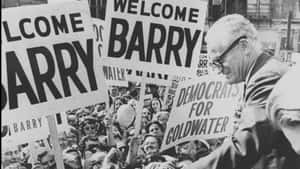 Portrait Of Barry Goldwater Wallpaper