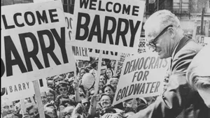 Portrait Of Barry Goldwater Wallpaper