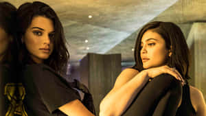 Posing Kendall And Kylie Jenner 4k Wallpaper