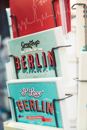 Post Card Berlin Germany Wallpaper