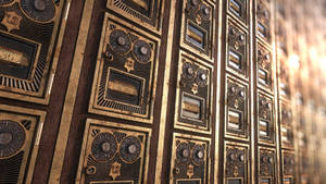 Post Office Safe Letter Vault Wallpaper