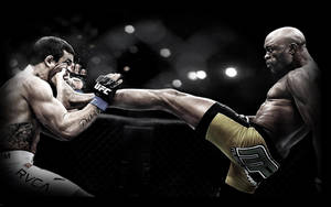 Poster Ufc Vitor Belfort Versus Anderson Silva Wall Art 4k Wallpaper