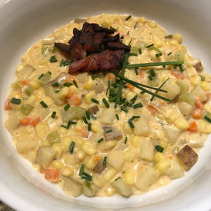 Potato And Bacon Chowder Wallpaper