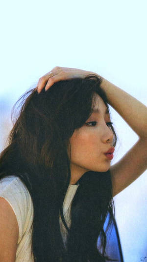 Pouting Taeyeon Wallpaper