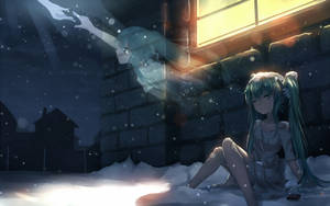 Poverty Sad Anime Girl Wallpaper