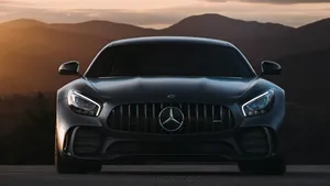 Power And Luxury Meet On The Iconic Mercedes Benz Amg Wallpaper