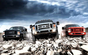 Power On Wheels - The Ford F-series Super Duty Pickup Truck Wallpaper