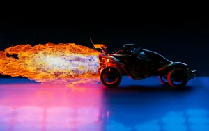 Power Up And Score Big With Rocket League Wallpaper