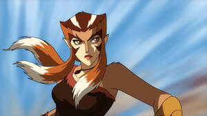 Powerful And Graceful Pumyra Of Thundercats Wallpaper