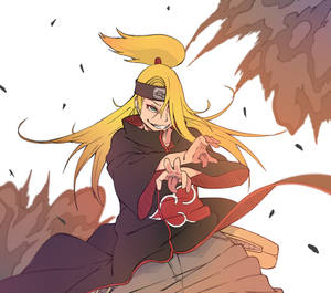 Powerful Deidara From Akatsuki Pc Wallpaper