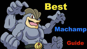 Powerful Machamp In Action Wallpaper