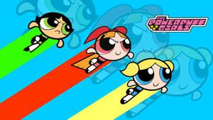 Powerpuff Girls Cartoon Poster Wallpaper