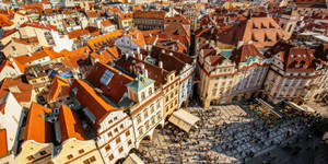 Prague Blockhouses Wallpaper