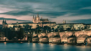 Prague Castle Vintage Hd Wallpaper