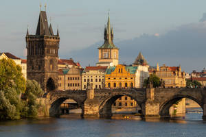 Prague Charles Bridge Wallpaper