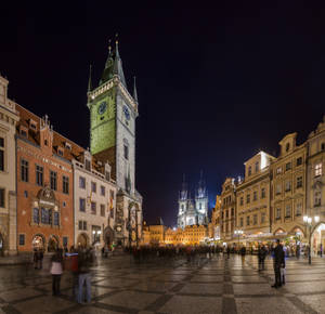 Prague City Center Wallpaper