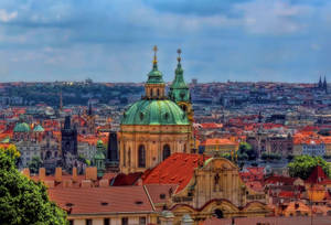 Prague Cityscape Czech Republic Wallpaper