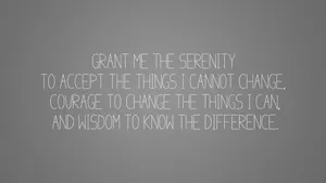 Pray For Serenity Wallpaper