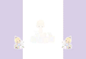 Precious Moments Babyand Blocks Wallpaper