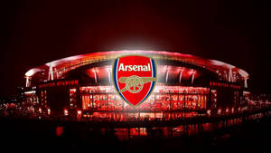 Premier League Arsenal Emblem Wallpaper