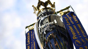 Premier League Trophy Low Angle Shot Wallpaper