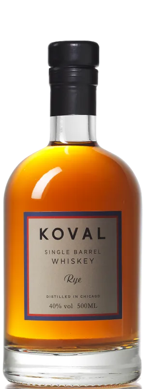 Premium Bottle Of Koval Four Grain Bourbon Wallpaper