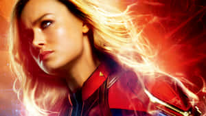 Prepare For A Marvelous Adventure With Captain Marvel Wallpaper