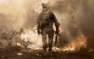 Prepare For An Intense Experience With Call Of Duty Modern Warfare Hd Wallpaper