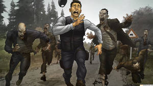 “prepare For Apocalypse: Survive The Zombie Attack” Wallpaper