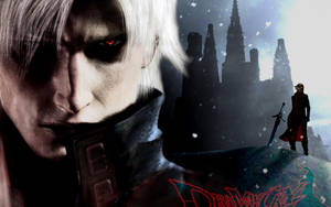 “prepare To Take On Hell Itself With Dante In Devil May Cry” Wallpaper