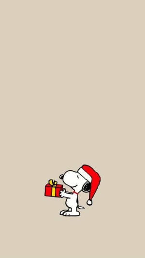 Preppy Christmas Lock Screen Theme Wallpaper