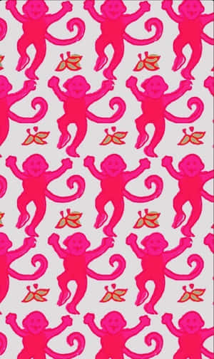 Preppy Pfp For Tiktok Pink Monkey Wallpaper