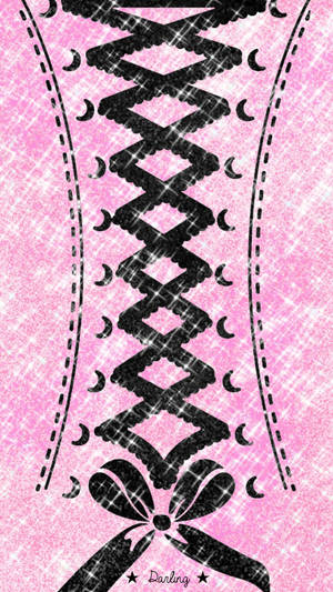 Pretty Pink Corset Lock Screen Wallpaper