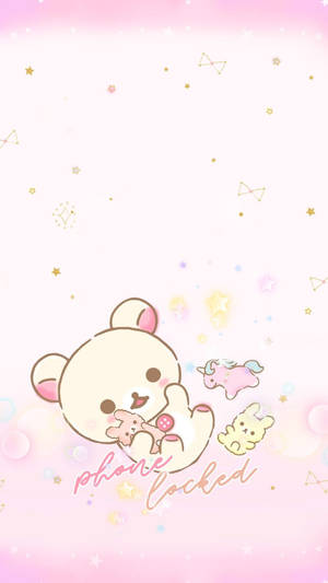 Pretty Rilakkuma Lock Screen Wallpaper