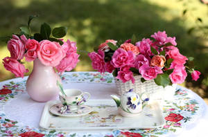 Pretty Tea Party Ideas Wallpaper