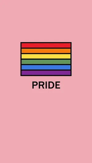 Pride Flag Simple Pink Wallpaper