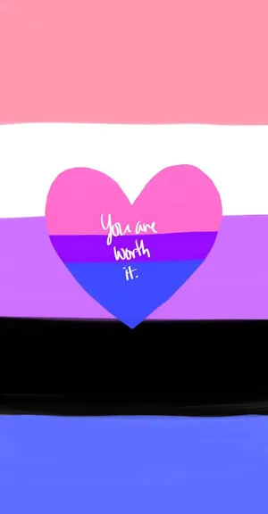 Pride In Diversity: The Bisexual Flag With A Worth-it Message Wallpaper