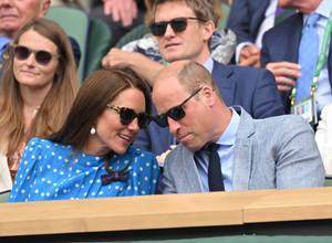 Prince William And Kate Middleton Enjoy A Sunny Day With Sunglasses On. Wallpaper